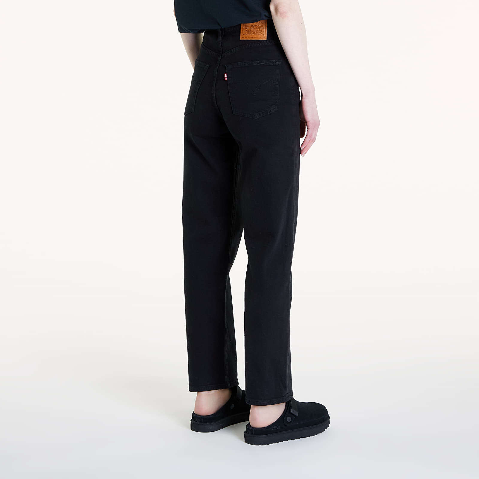 Spijkerbroeken Levi's® Ribcage Straight Ankle Jeans Black