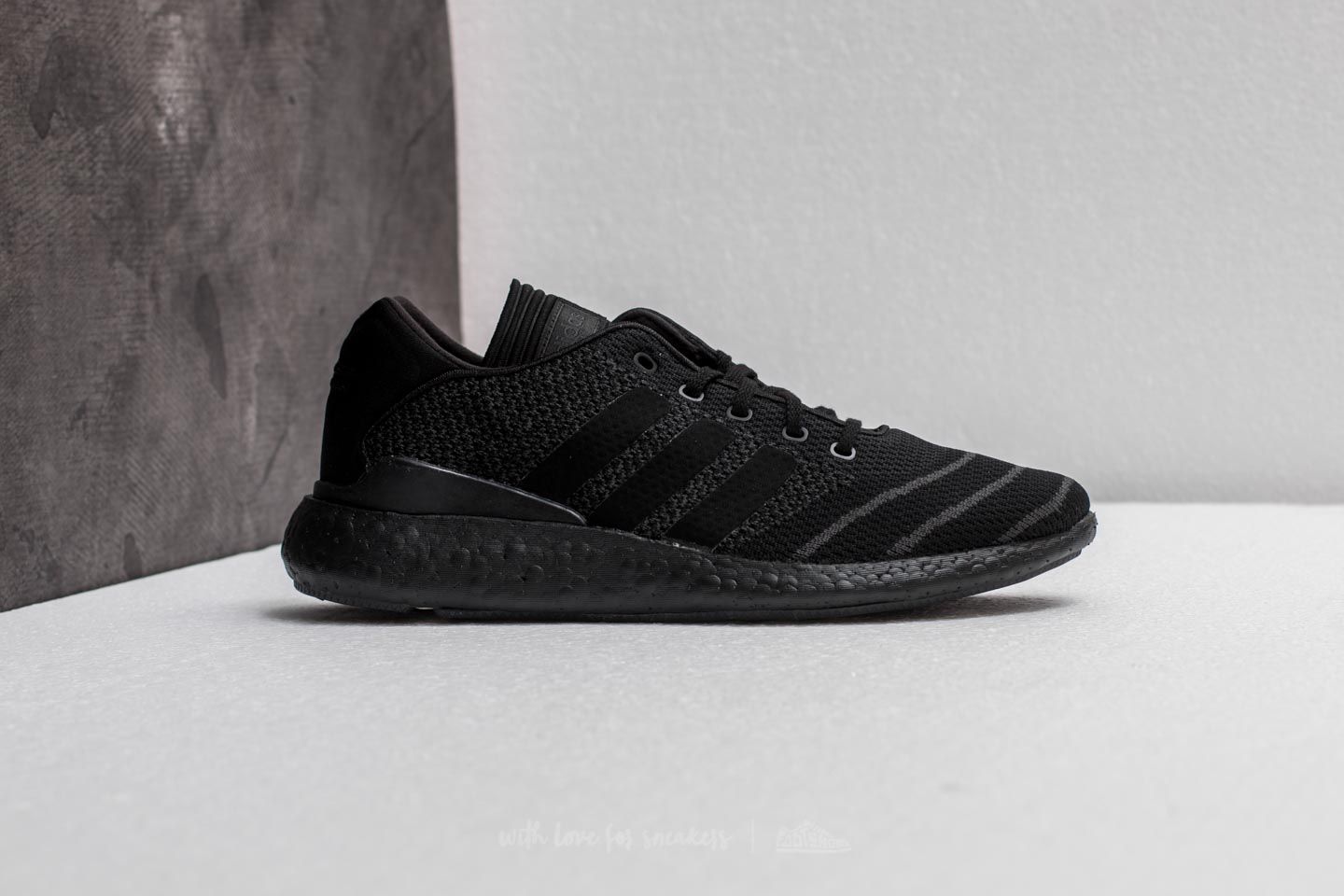 Men's shoes adidas Busenitz Pure Boost Primeknit Black/ Black/ Black