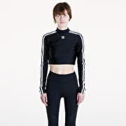 ★adidas★ 3S Crop Long Sleeve Tee Black IU2428 adidas Women's Lifestyle 3-Stripes Cropped Long Sleeve Tee