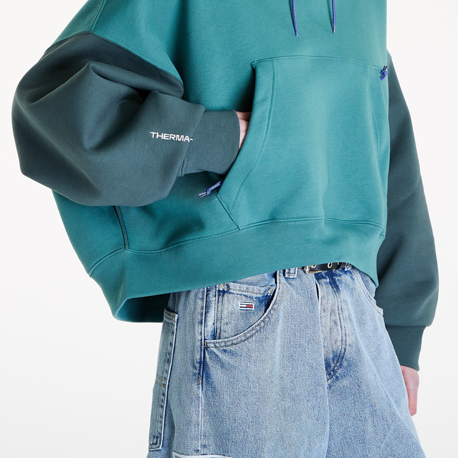 Hanorace Nike ACG Therma-FIT Women's "Tuff Knit" Fleece Hoodie Bicoastal/ Vintage Green/ Summit White