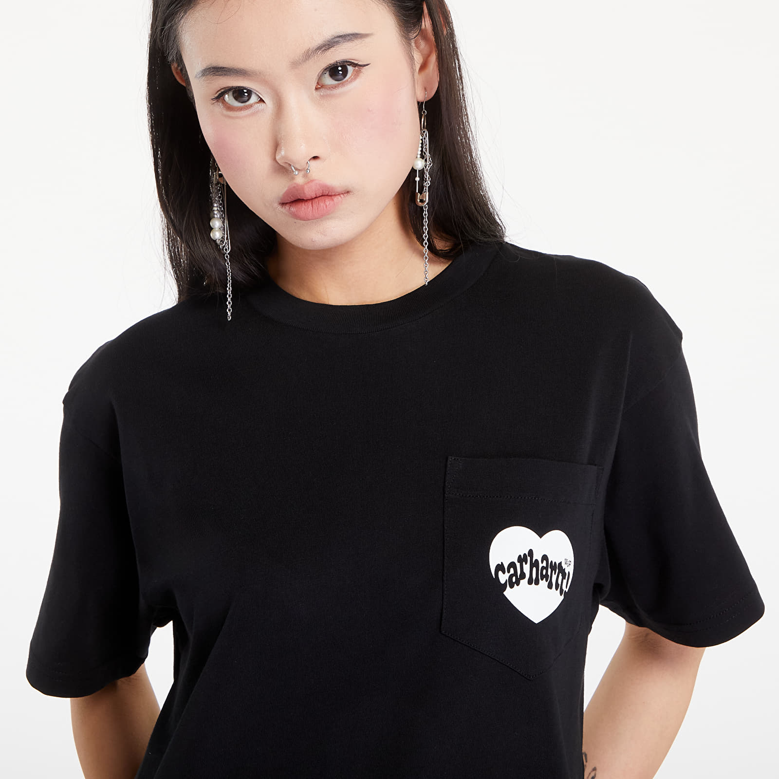 T-shirts Carhartt WIP Short Sleeve Amour Pocket T-Shirt UNISEX Black/ White