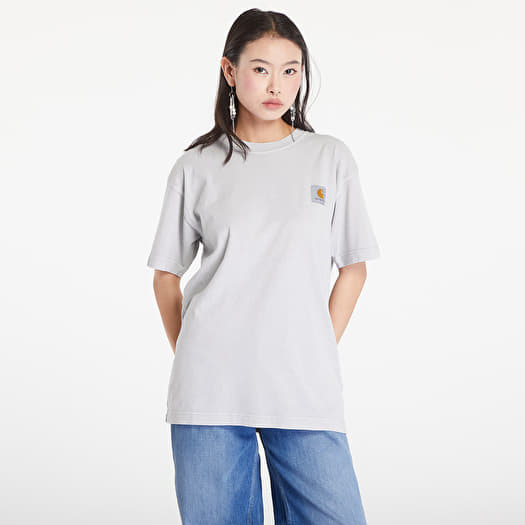 T-shirt Carhartt WIP Nelson Short Sleeve T-Shirt UNISEX Sonic Silver