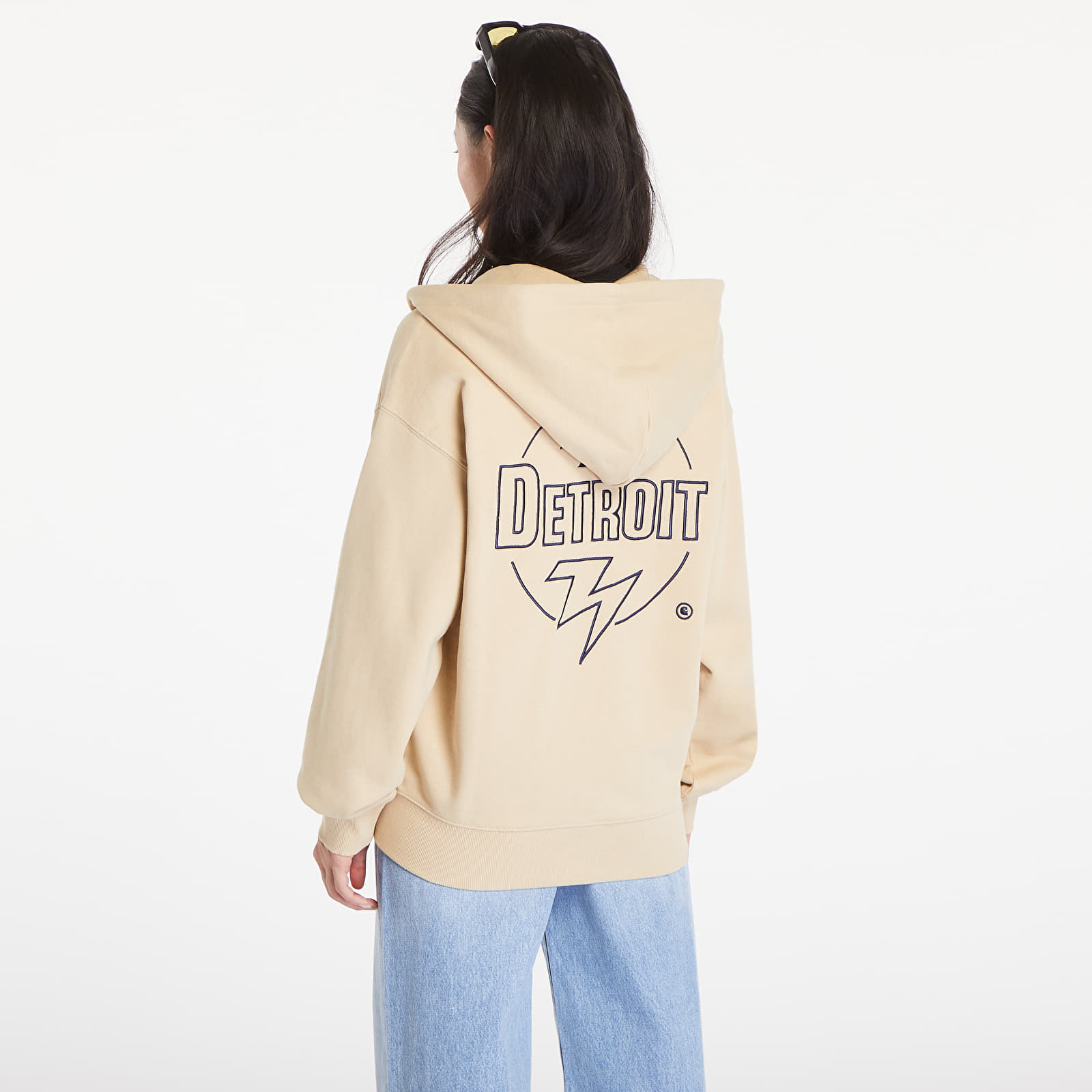 Kapucnis pulóverek és pulcsik Carhartt WIP Ablaze Hoodie UNISEX Cornsilk/ Air Force Blue