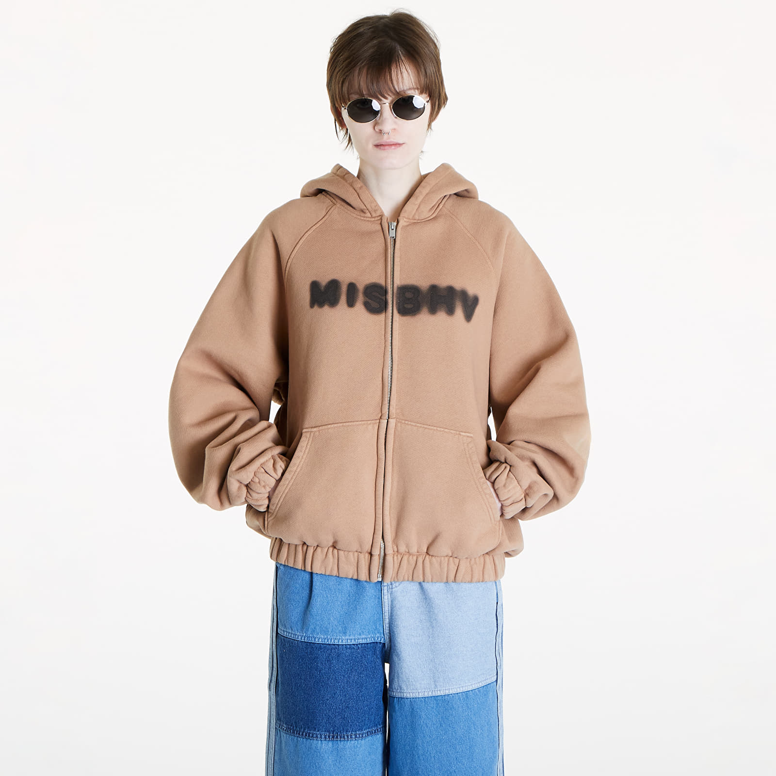 Sudaderas MISBHV Community Zipped Hoodie UNISEX Vintage Brown