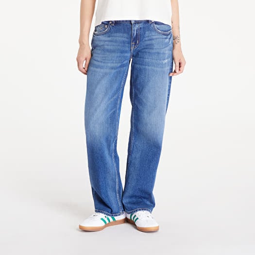 Džínsy Tommy Jeans Sophie Low Rise Straight Distressed Jeans Denim Medium