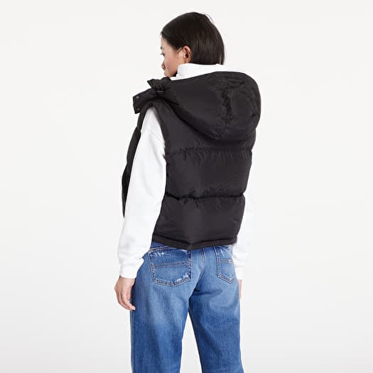 Women's vests Tommy Jeans Crop Alaska Puffer Vest Black
