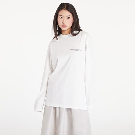 T-shirt Y-3 Logo Long Sleeve Tee UNISEX Core White