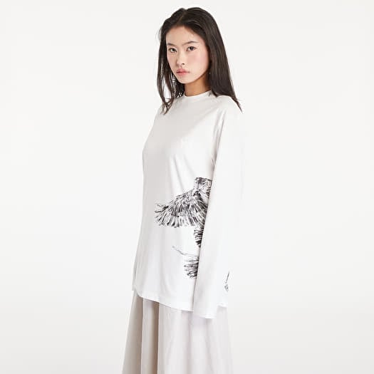 T-shirt Y-3 Graphic Long Sleeve Tee UNISEX Core White