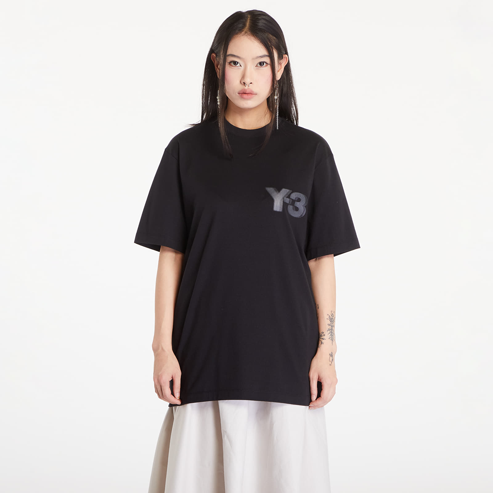 Pólók Y-3 Logo Short Sleeve Tee UNISEX Black