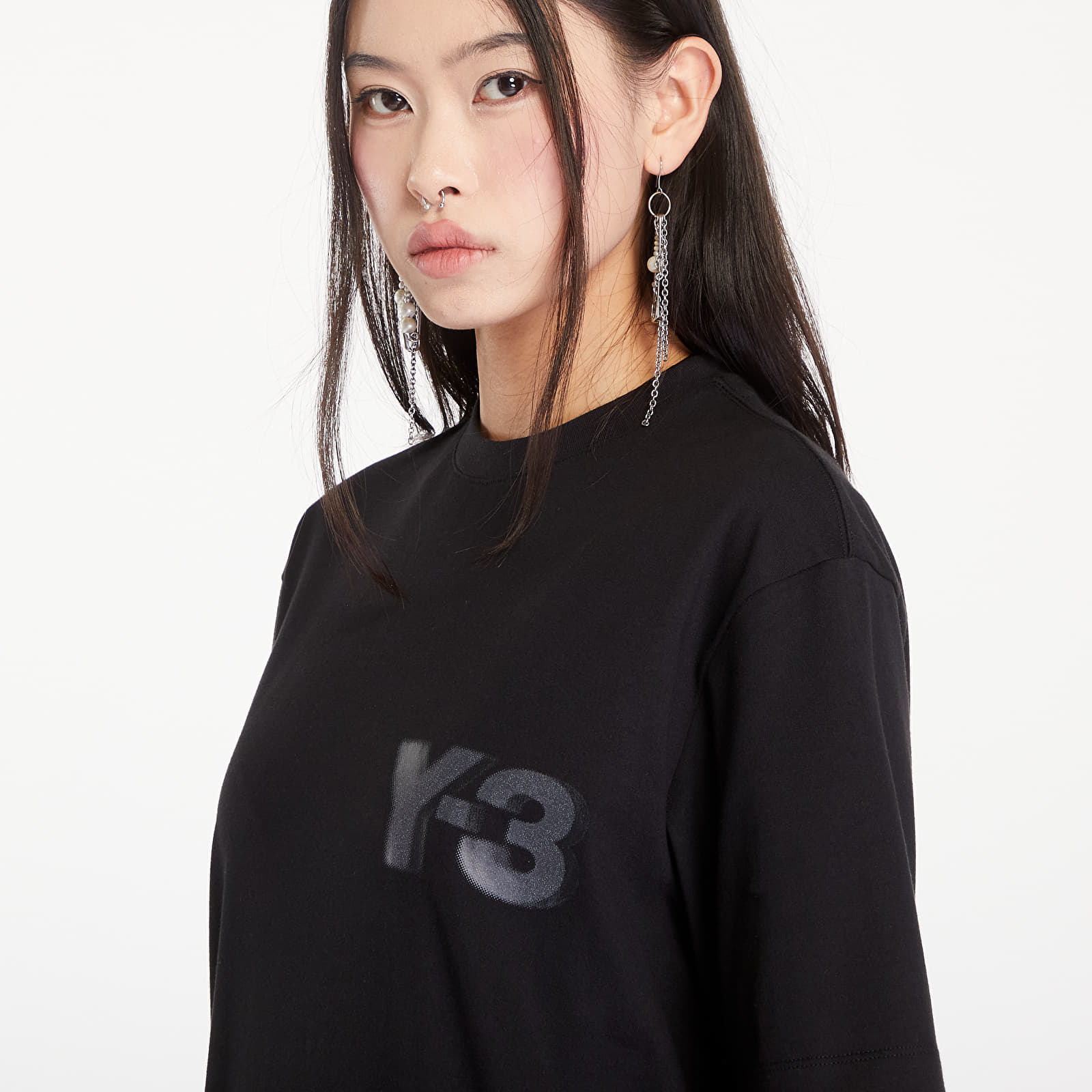 Pólók Y-3 Logo Short Sleeve Tee UNISEX Black