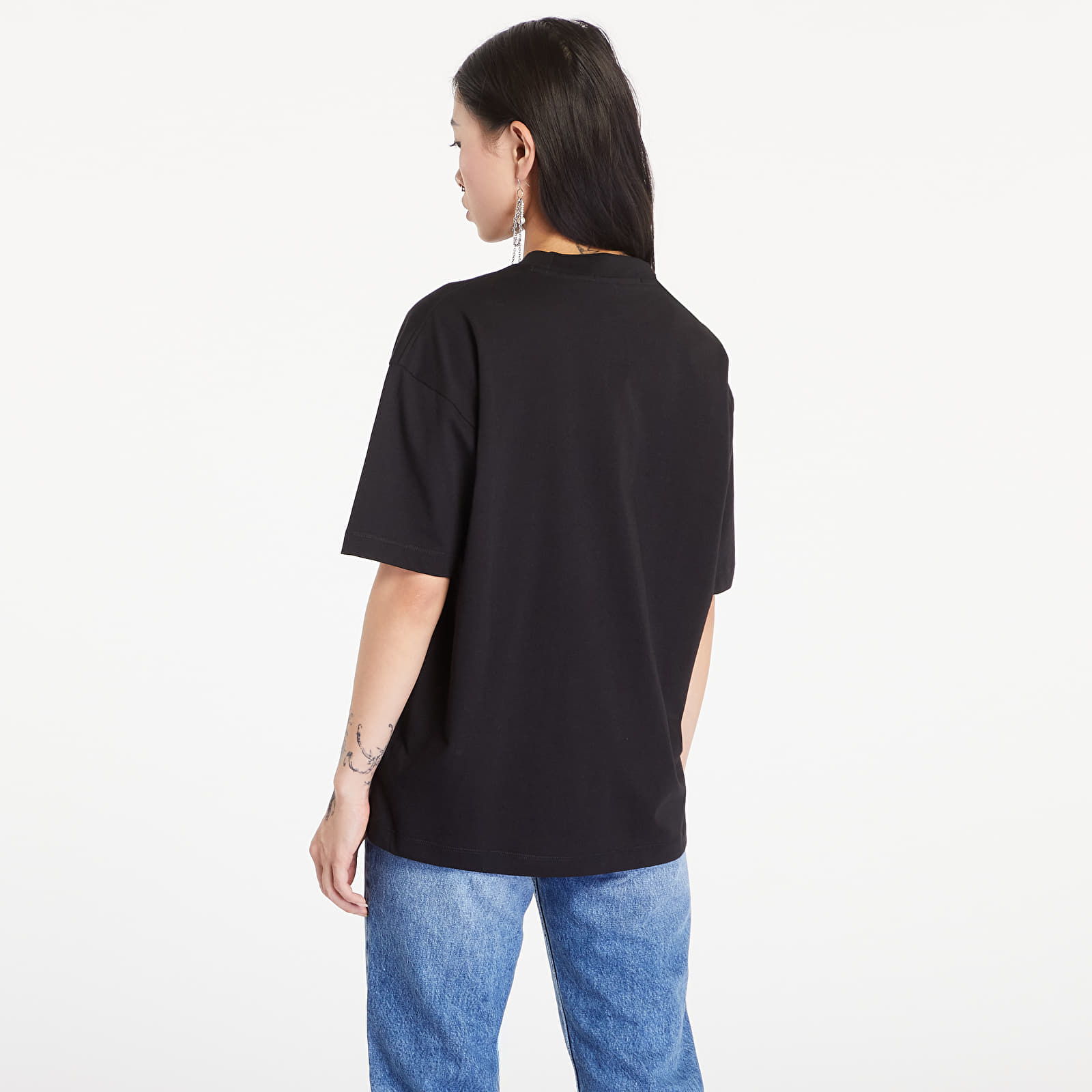 Pólók Calvin Klein Jeans Monogram Boyfriend T-Shirt Black