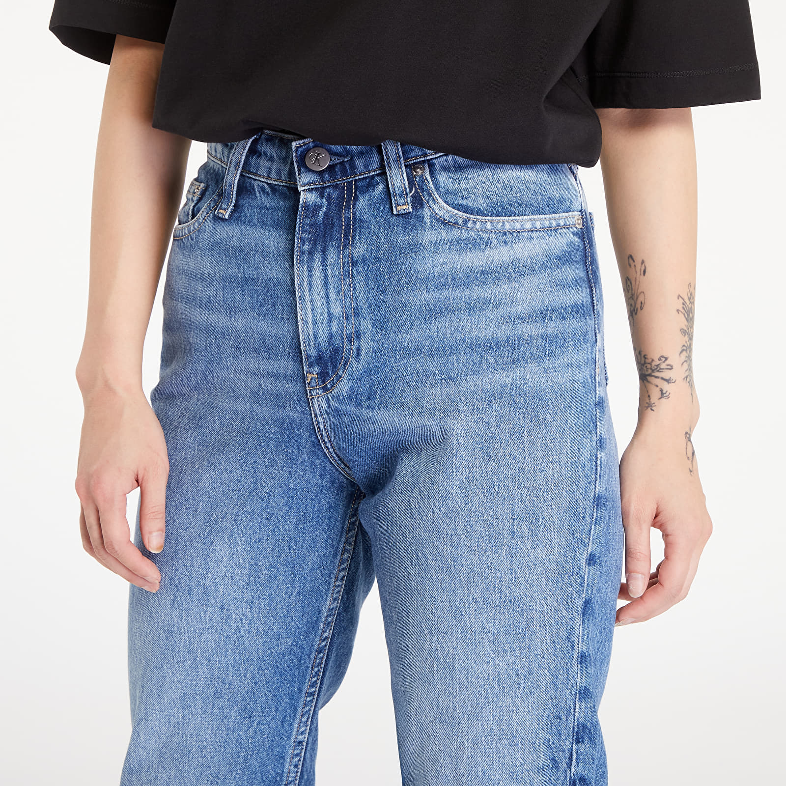 Broeken en spijkerbroeken Calvin Klein Jeans Mom Jean Denim Medium
