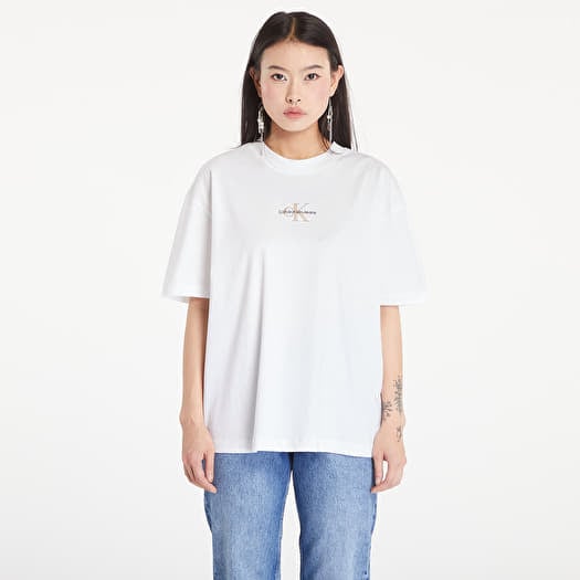 Póló Calvin Klein Jeans Monogram Boyfriend T-Shirt Bright White