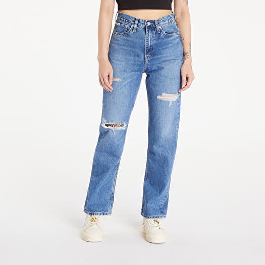 Calvin Klein Jeans High Rise Straight Denim Medium