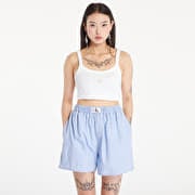 Calvin Klein Jeans Ribbed Cotton Bralette Top Bright White