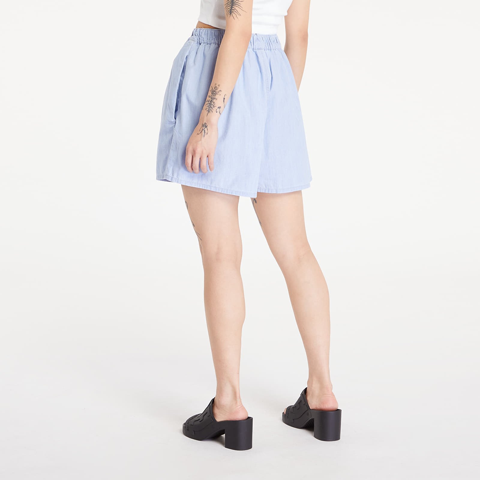 Shortsid Calvin Klein Jeans Denim Boxer Shorts Denim Light