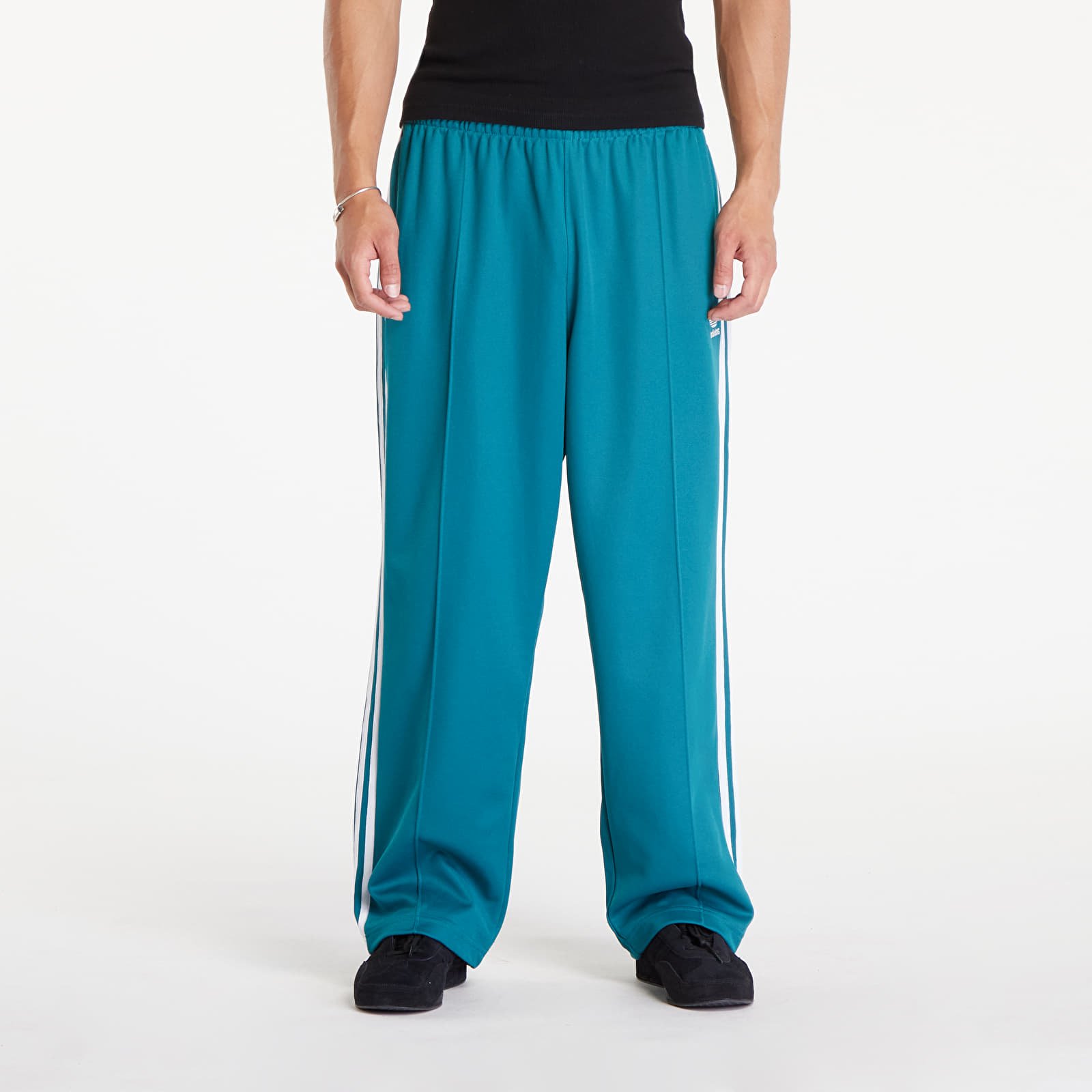 Pánské tepláky adidas Baggy Track Pant Legacy Teal