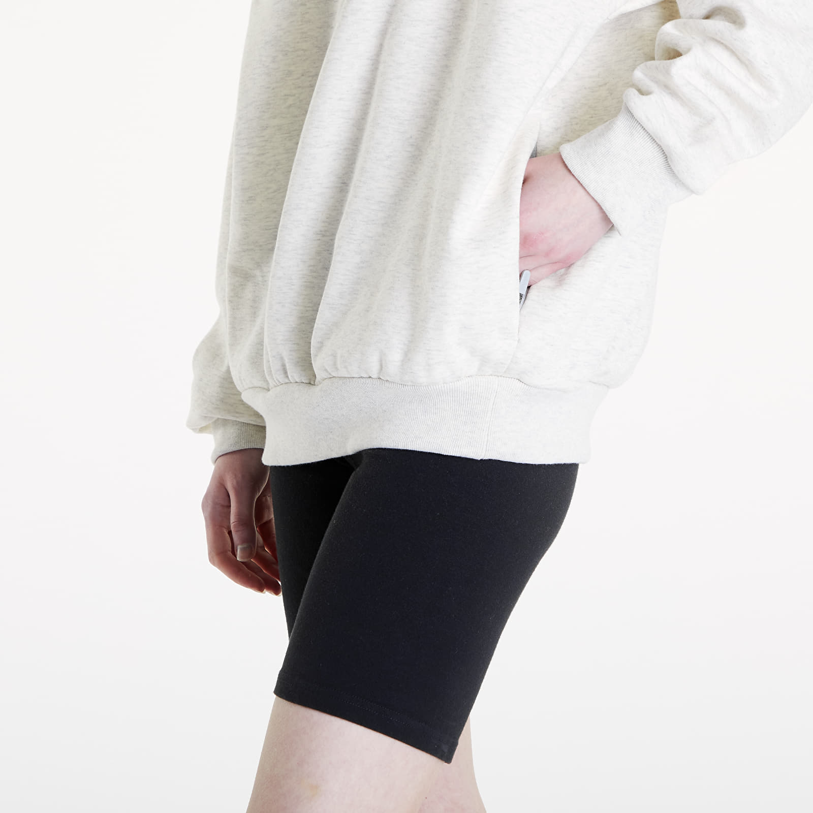 Bluzy adidas Basketball Hoodie UNISEX Cream White Melange