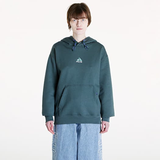 Nike ACG Therma-FIT Fleece Pullover Hoodie UNISEX Vintage Green/ Summit White