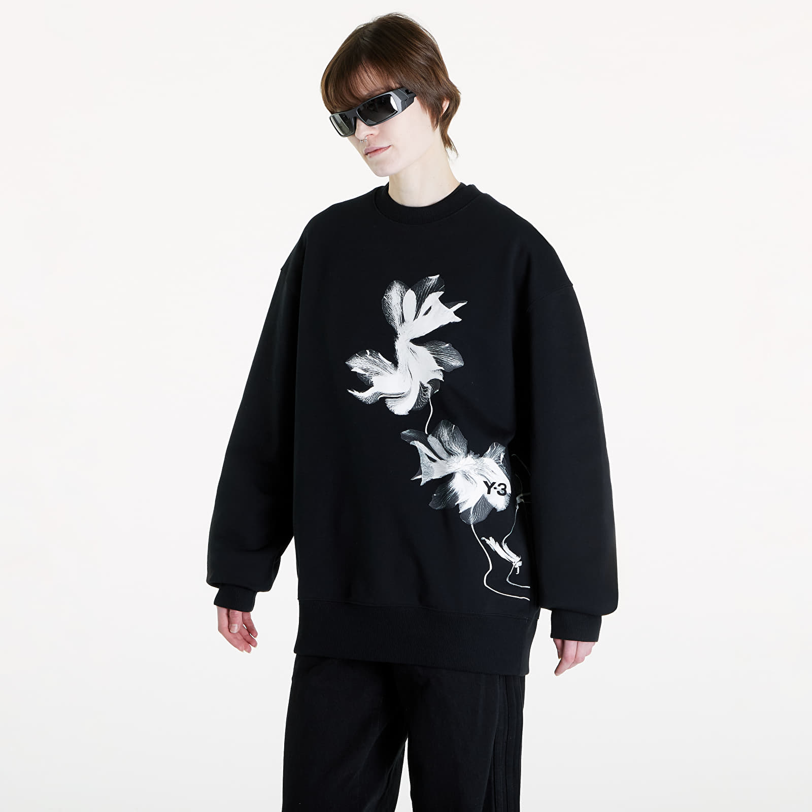 Hoodies and sweatshirts  Y-3 Graphic French Terry Crewneck Sweatshirt UNISEX Black