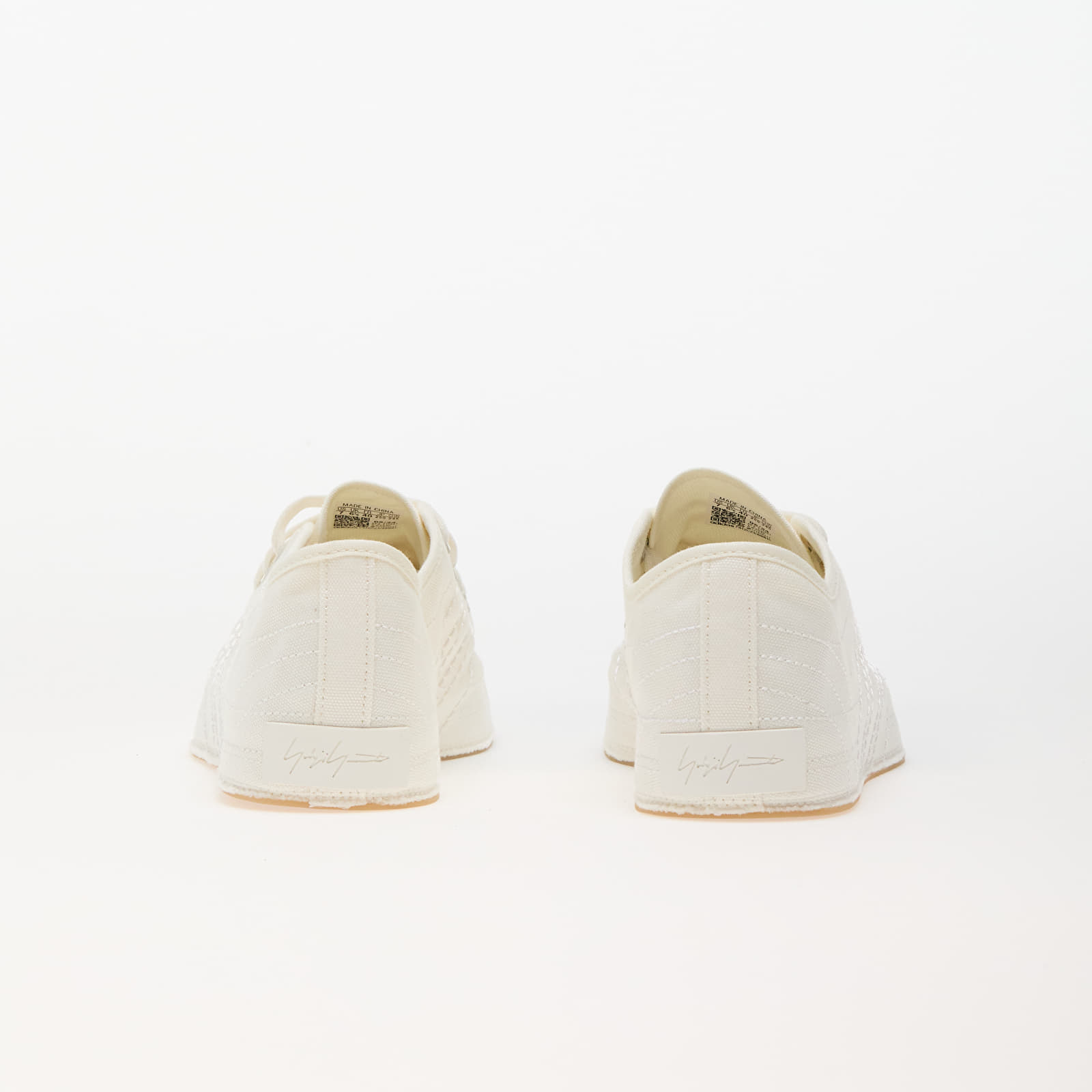 Sapatos de homem Y-3 Nizza Lo Off-White/ Off-White/ Off-White