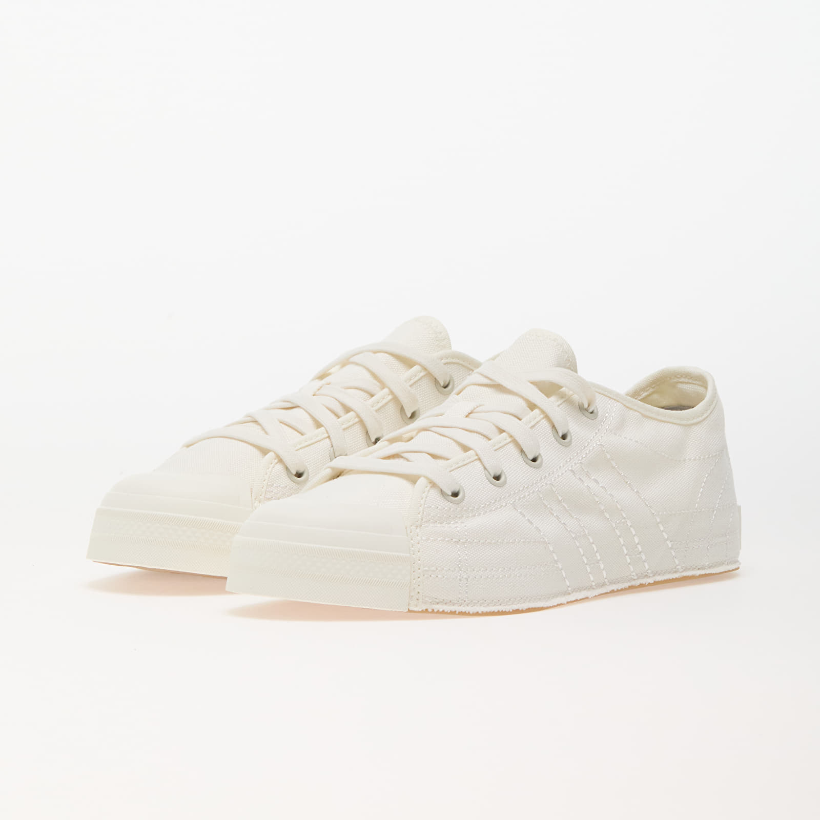Sapatos de homem Y-3 Nizza Lo Off-White/ Off-White/ Off-White