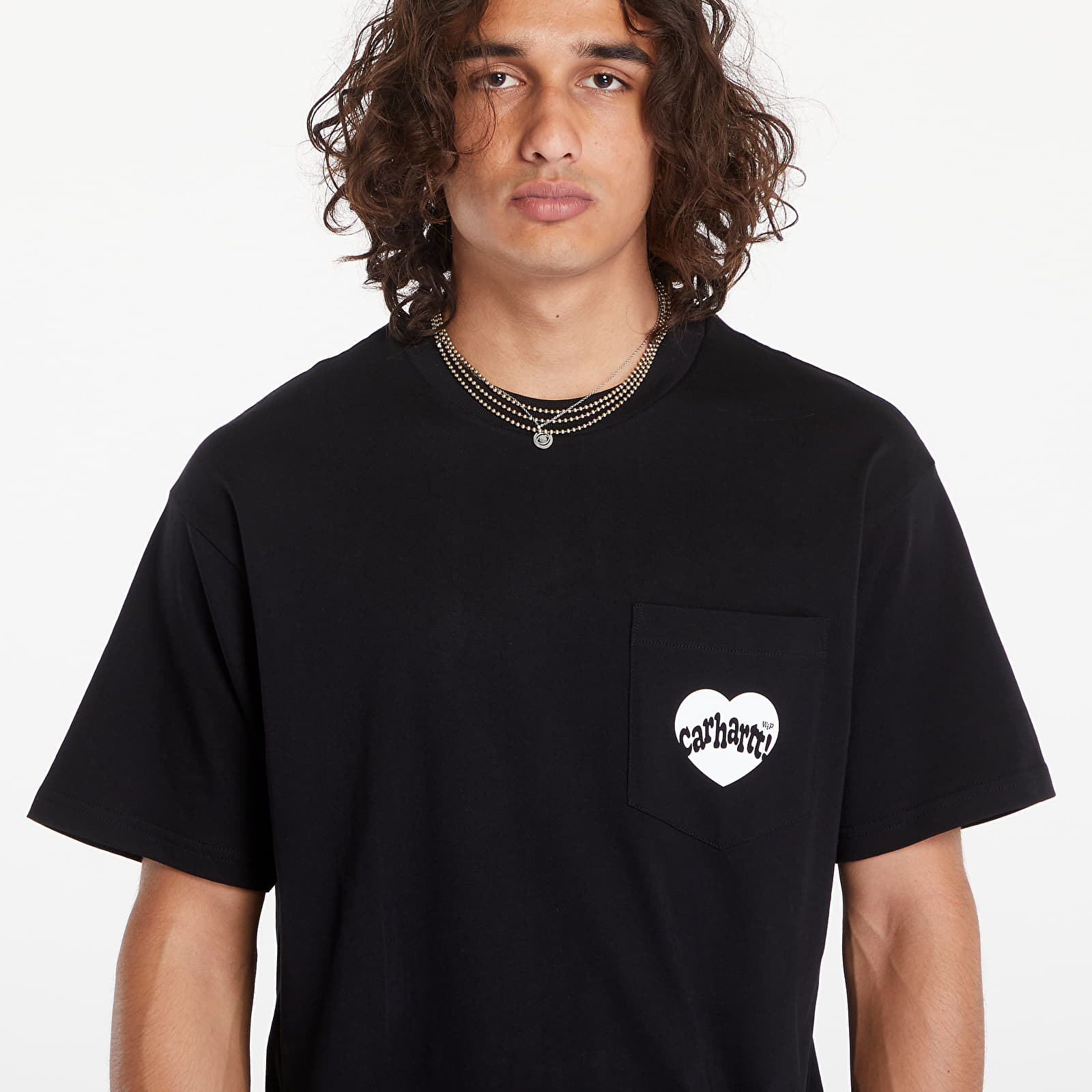 T-shirts Carhartt WIP Short Sleeve Amour Pocket T-Shirt UNISEX Black/ White