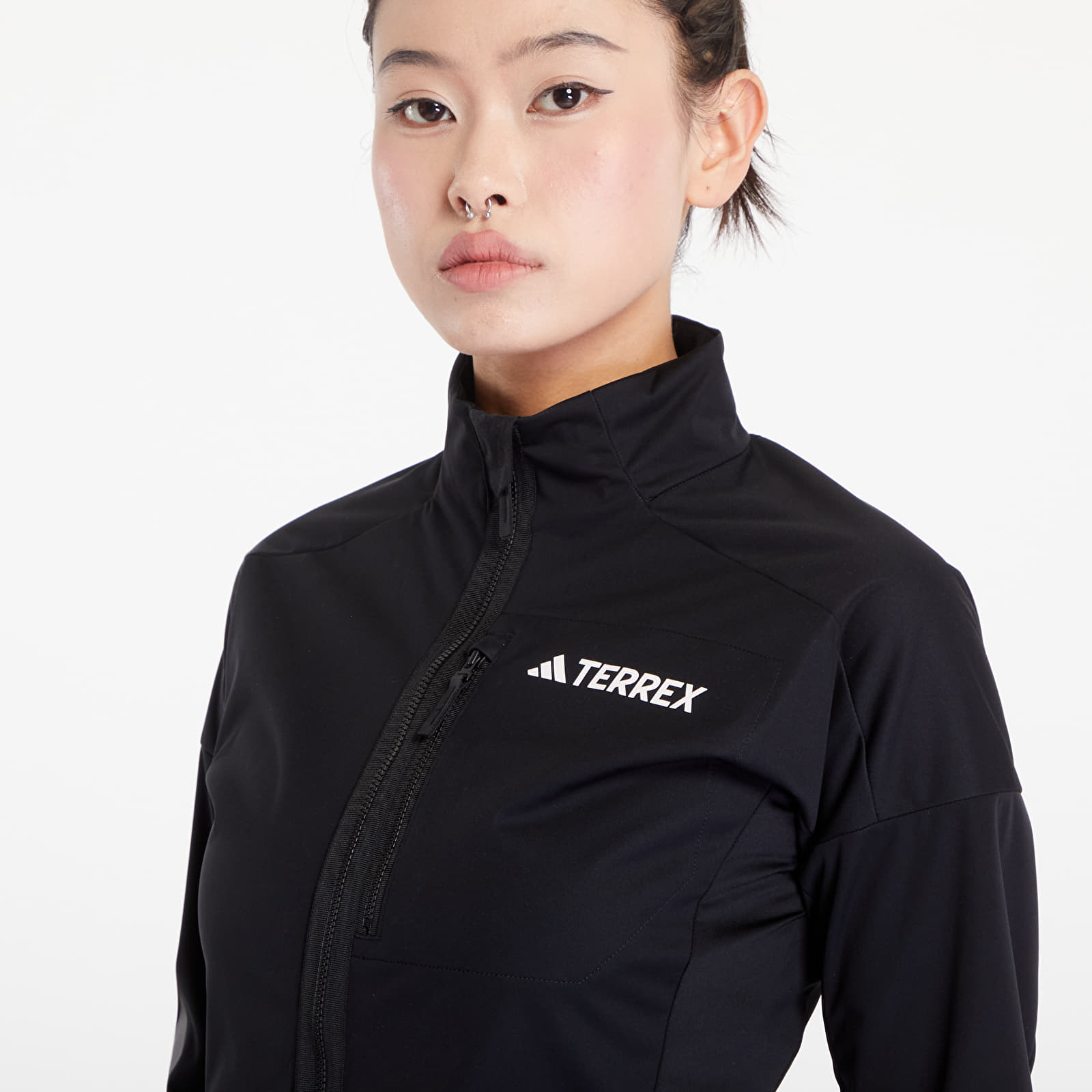 Μπουφάν adidas W Terrex Xperior Cross Country Ski Soft Shell Jacket Black
