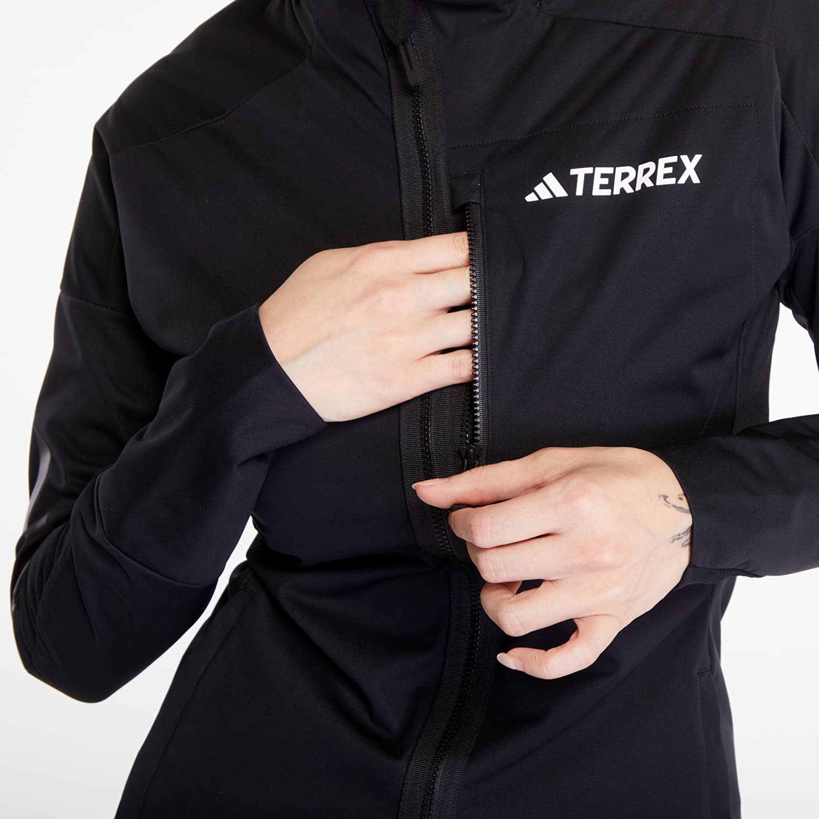 Μπουφάν adidas W Terrex Xperior Cross Country Ski Soft Shell Jacket Black