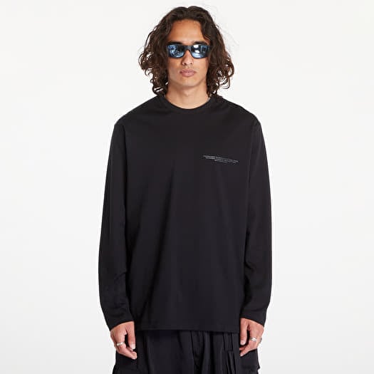 Tričko Y-3 Logo Long Sleeve Tee UNISEX Black