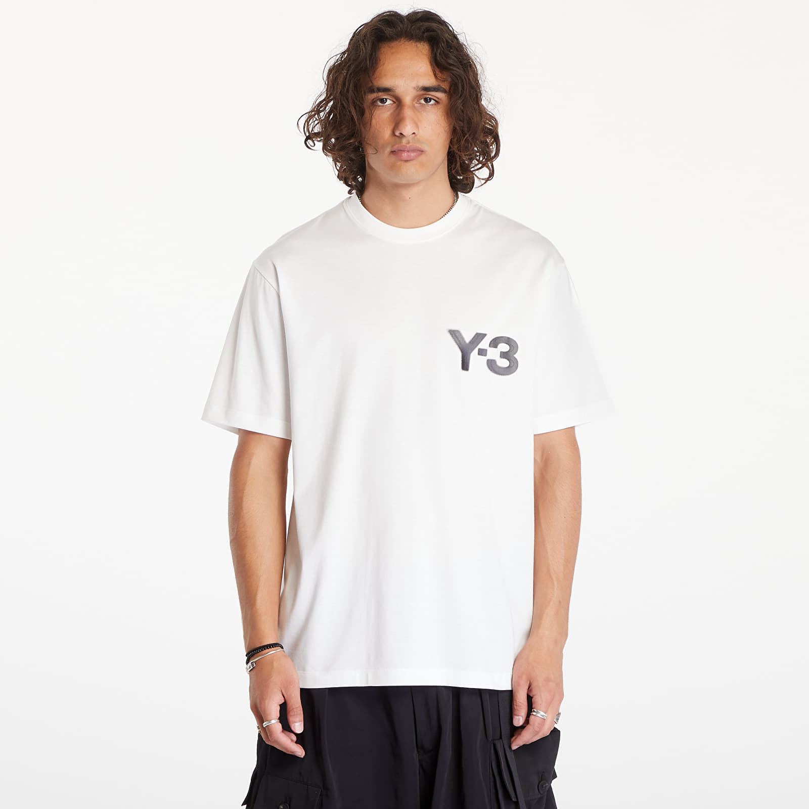   Μπλούζες Y-3 Logo Short Sleeve Tee UNISEX Core White