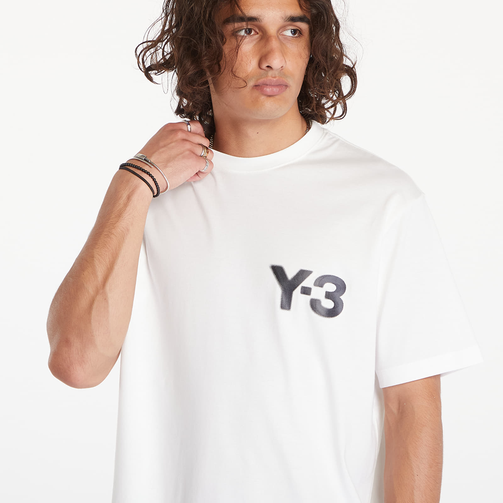   Μπλούζες Y-3 Logo Short Sleeve Tee UNISEX Core White