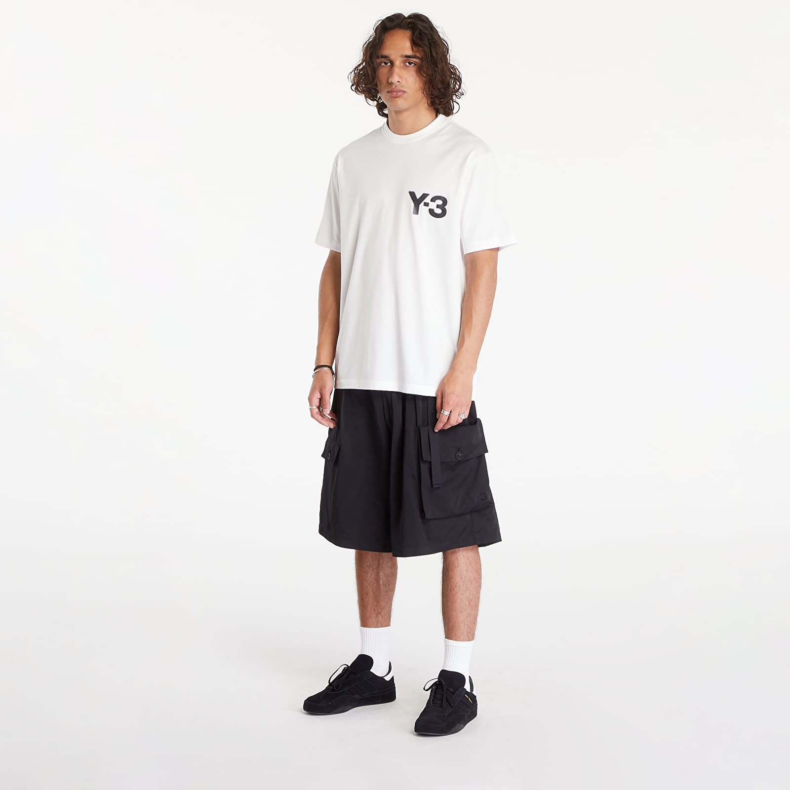   Μπλούζες Y-3 Logo Short Sleeve Tee UNISEX Core White