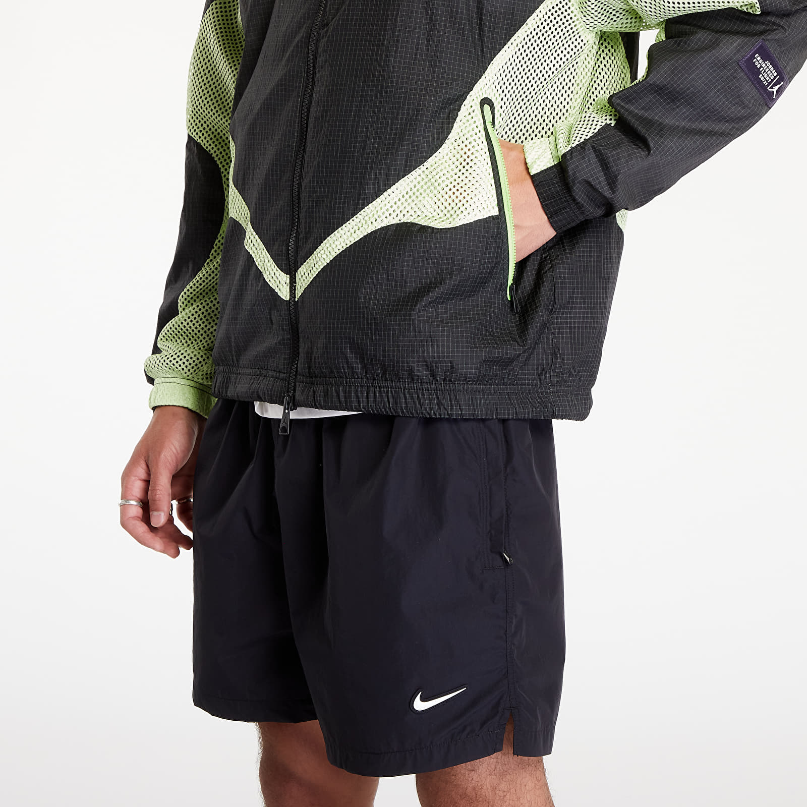 Vestes et manteaux Jordan 23 Engineered Track Jacket Black/ Lt Liquid Lime/ Electric Green