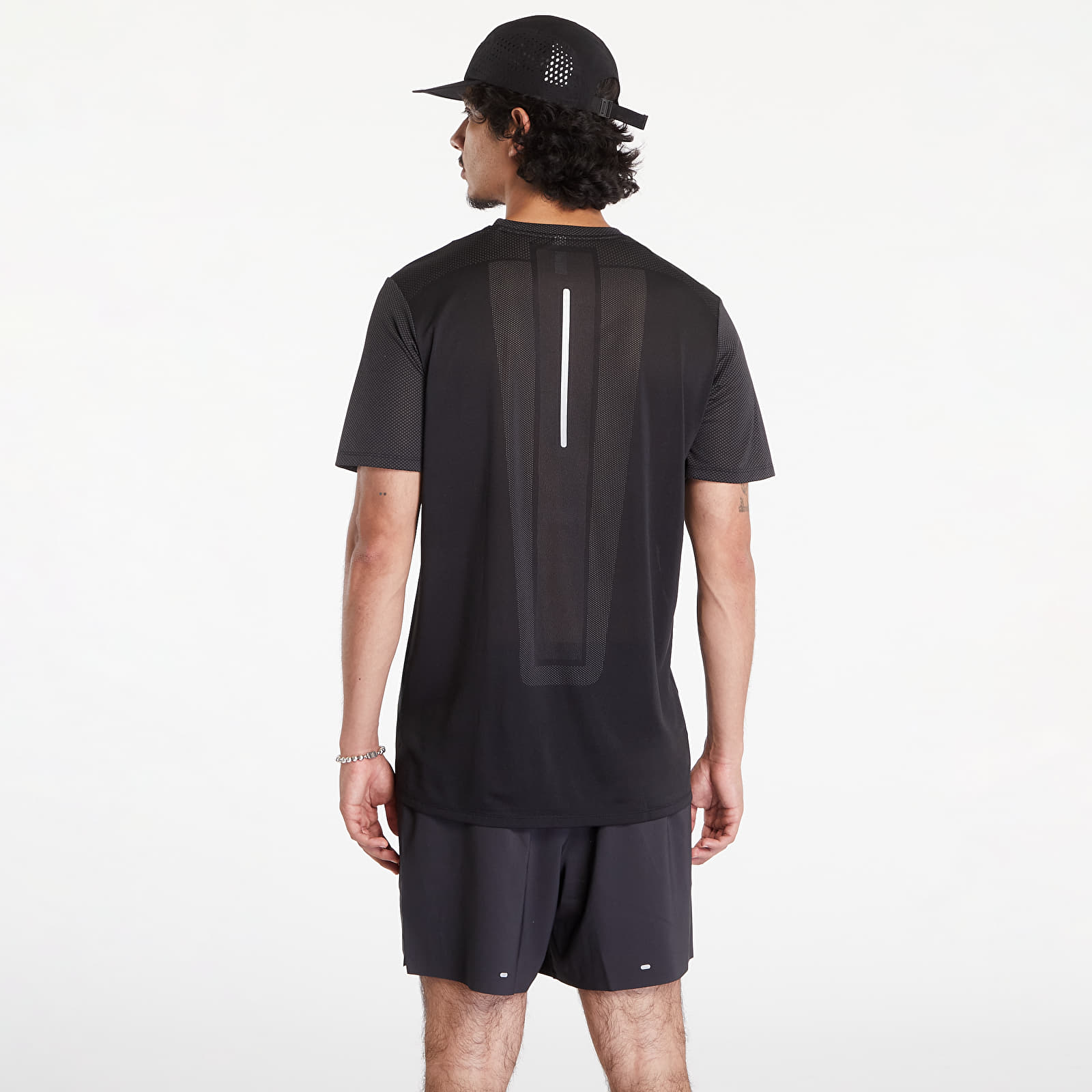 Trøyer adidas Ultimateadidas HEAT.RDY Engineered Running Short Sleeve Tee Black/ Grey Four