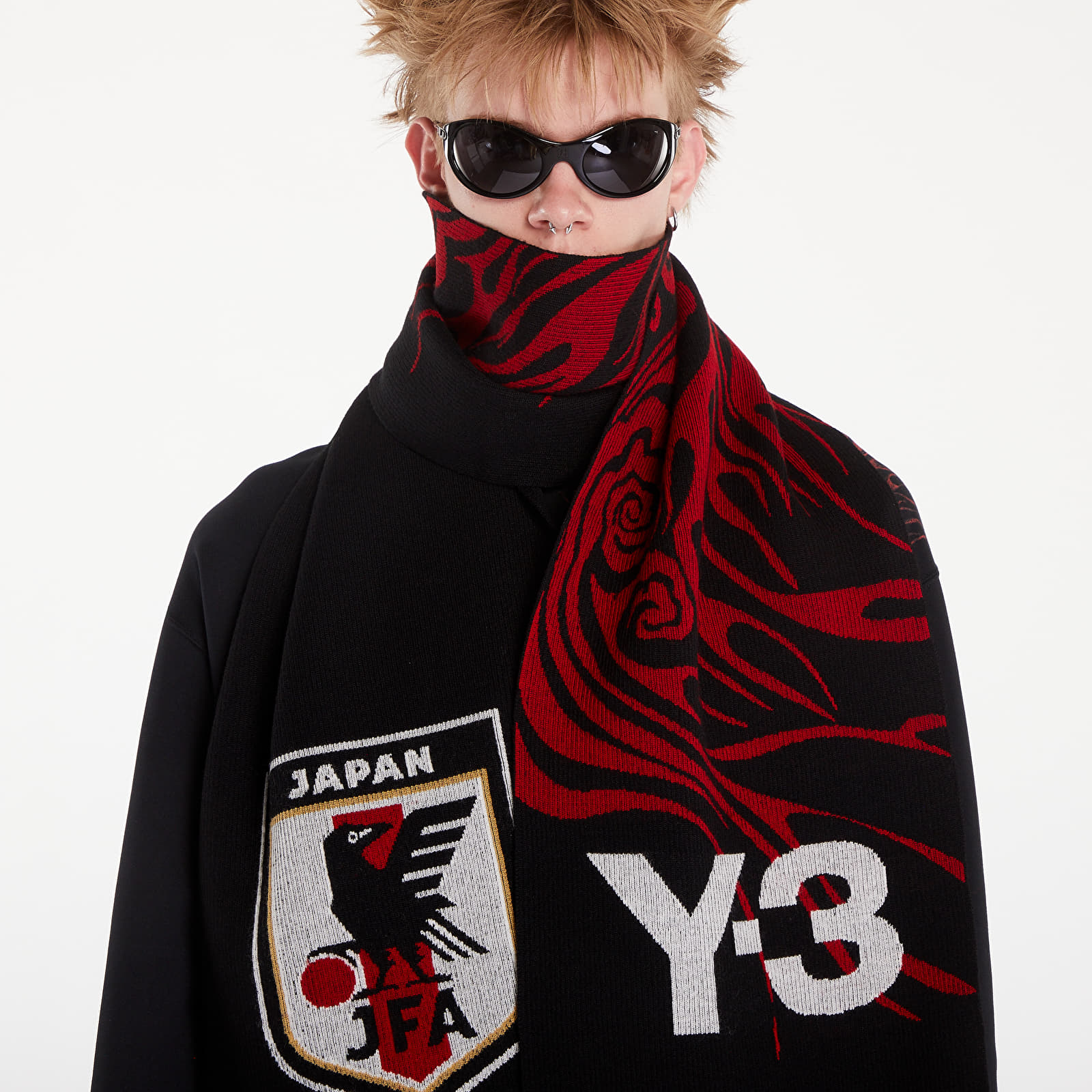 Scarves Y-3 JFA Scarf Black | Footshop