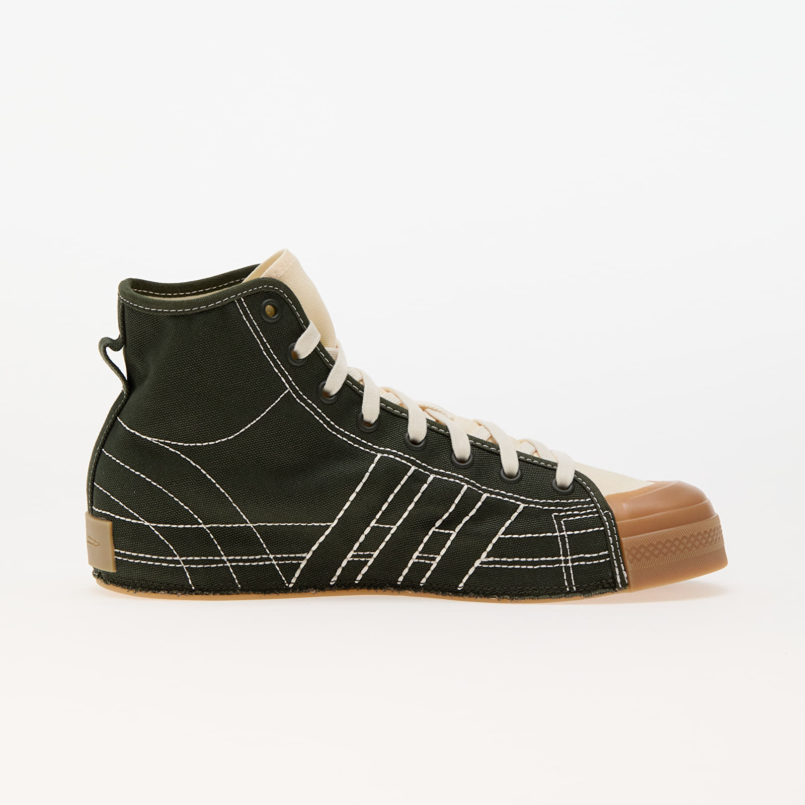 Herren Sneaker und Schuhe Y-3 Nizza Hi Night Cargo/ Crew White/ Gum