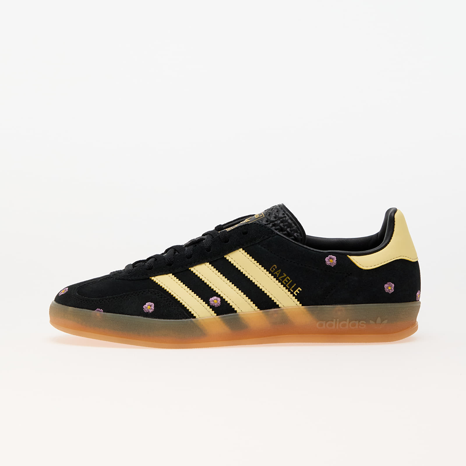 Women s shoes adidas Gazelle Indoor W Core Black Almost Yellow Silver Dawn Footshop