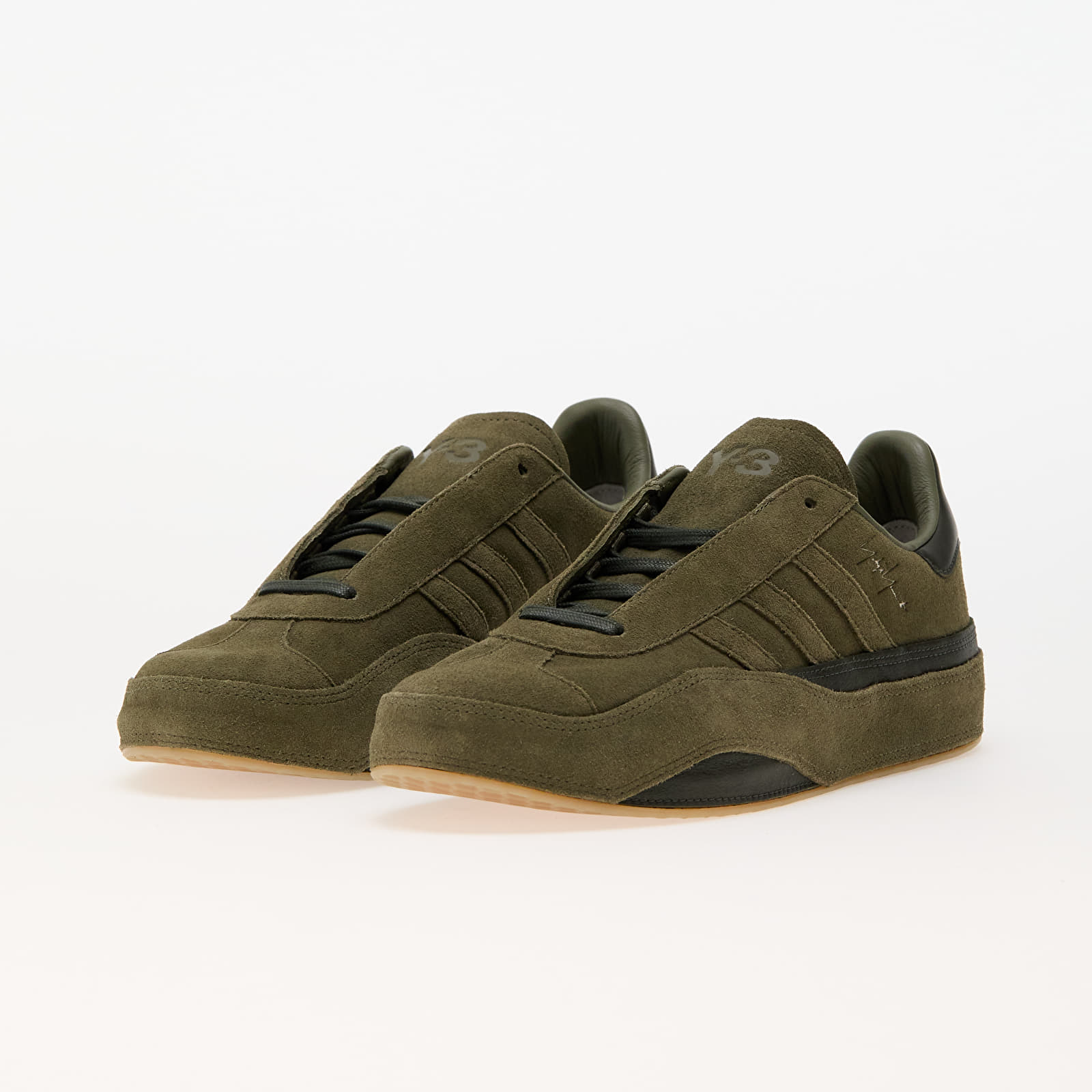Férfi cipők Y-3 Gazelle Olive Strada/ Olive Strada/ Night Cargo