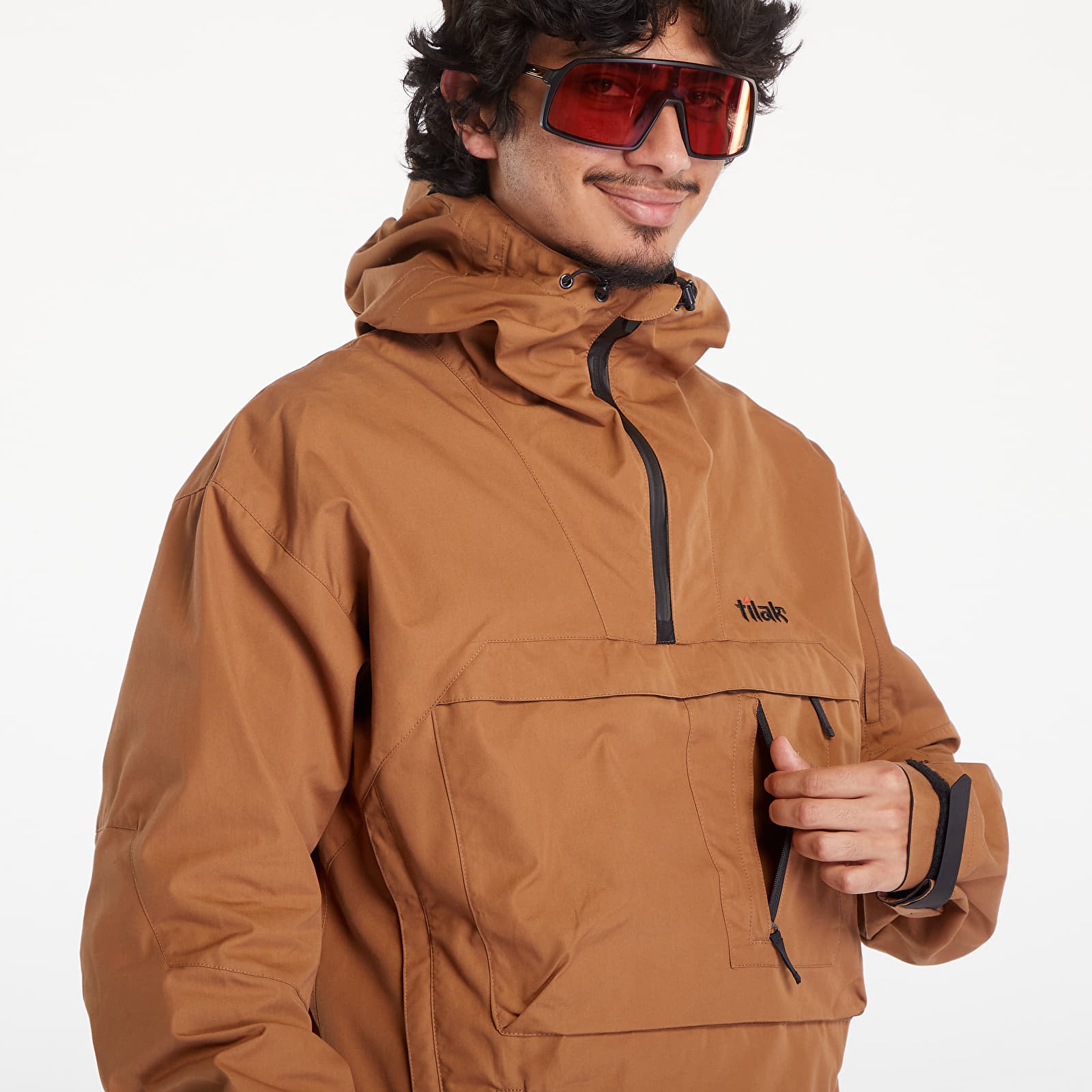 Men's jackets Tilak Odin Ventile Anorak Brown