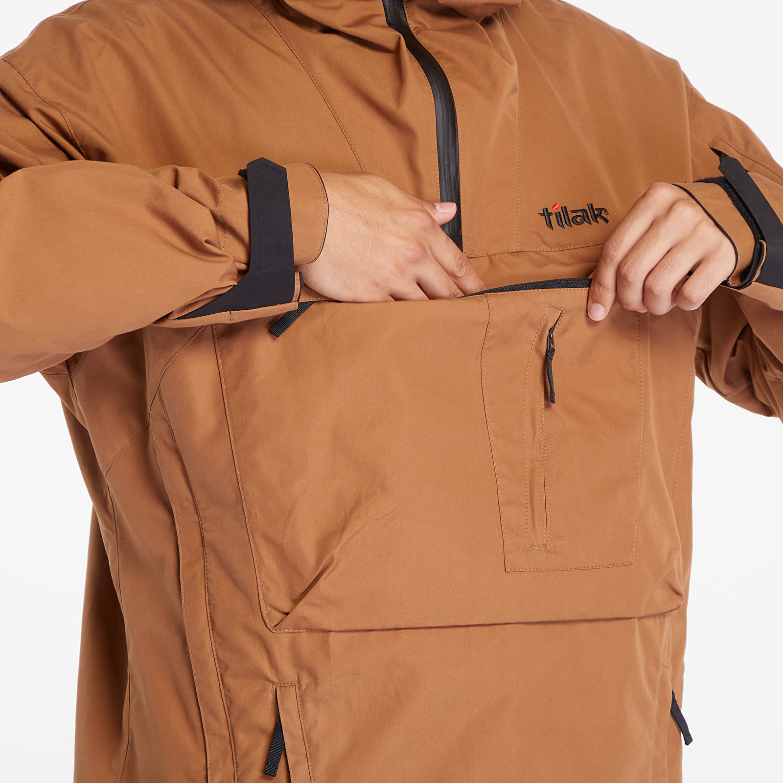 Men's jackets Tilak Odin Ventile Anorak Brown