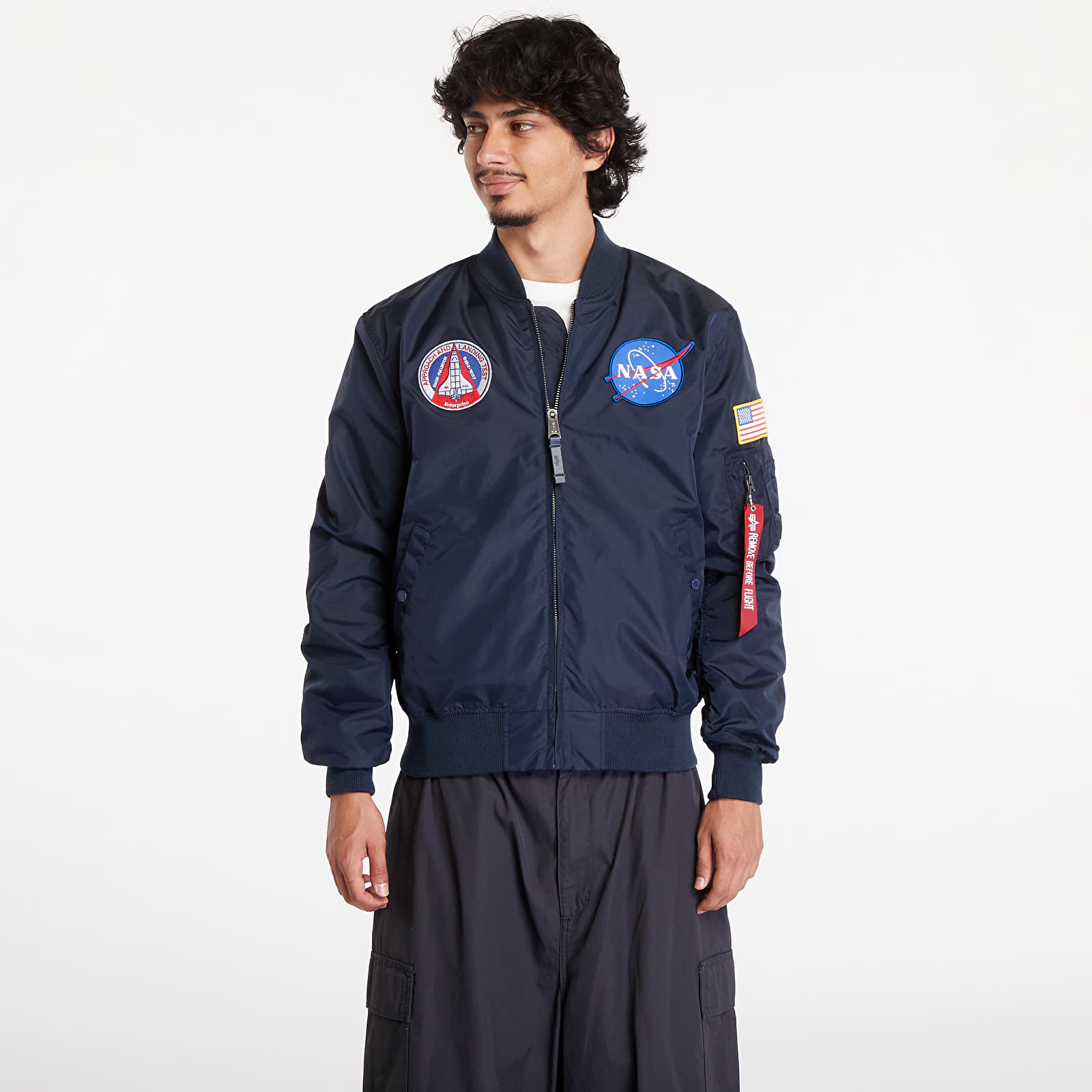 Bombers Alpha Industries MA-1 TT NASA Reversible II Blue