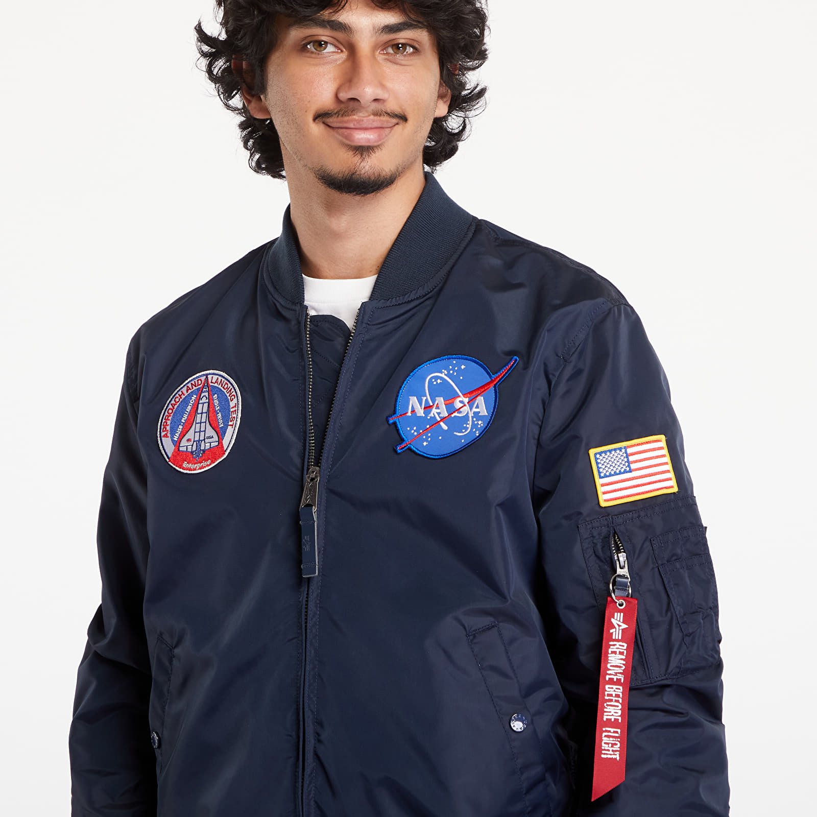 Bombers Alpha Industries MA-1 TT NASA Reversible II Blue