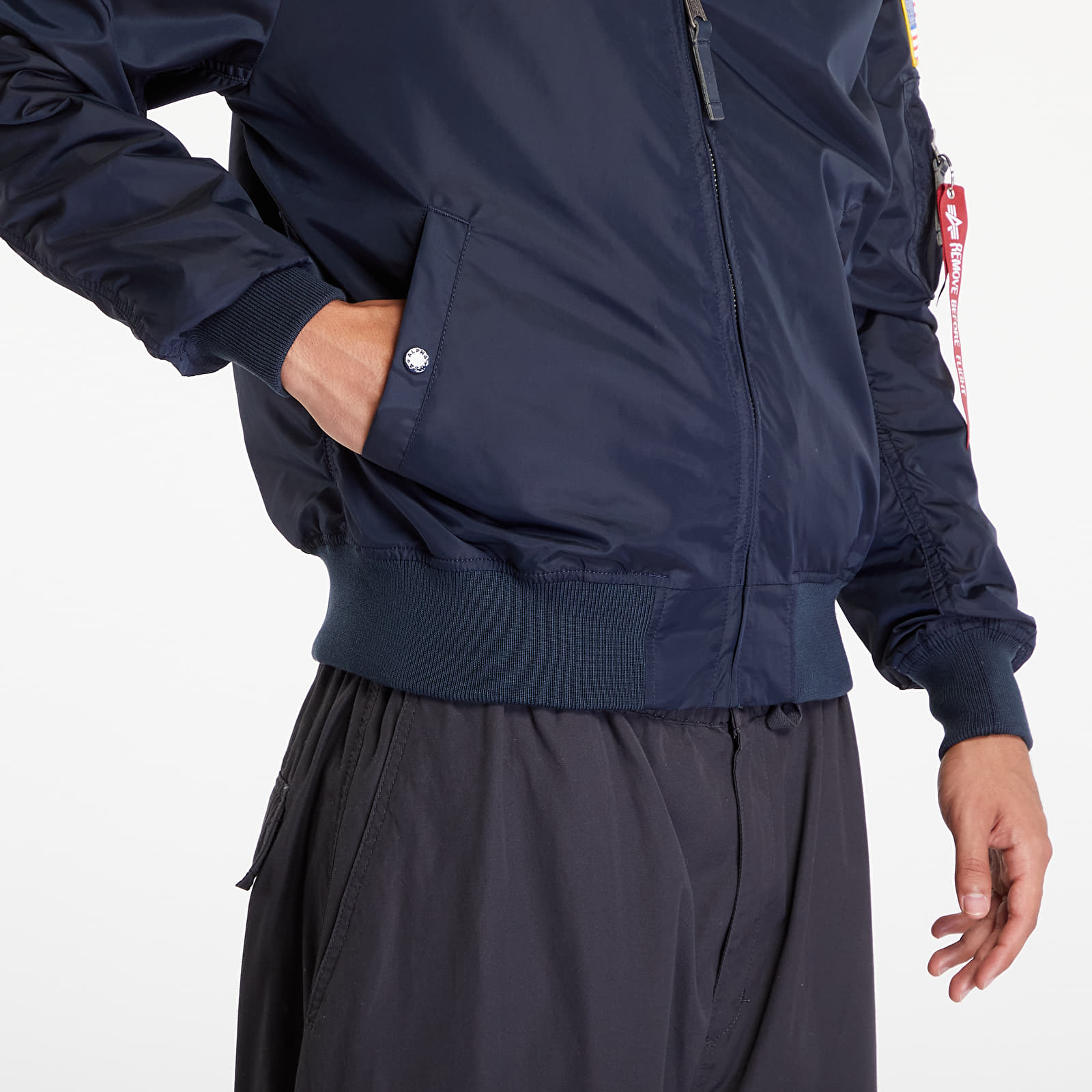 Bombers Alpha Industries MA-1 TT NASA Reversible II Blue