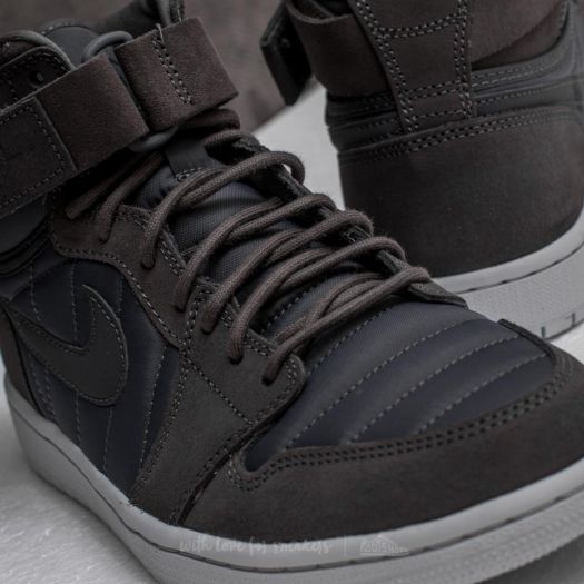 Men s shoes Air Jordan 1 High Strap Dark Grey Dark Grey Footshop