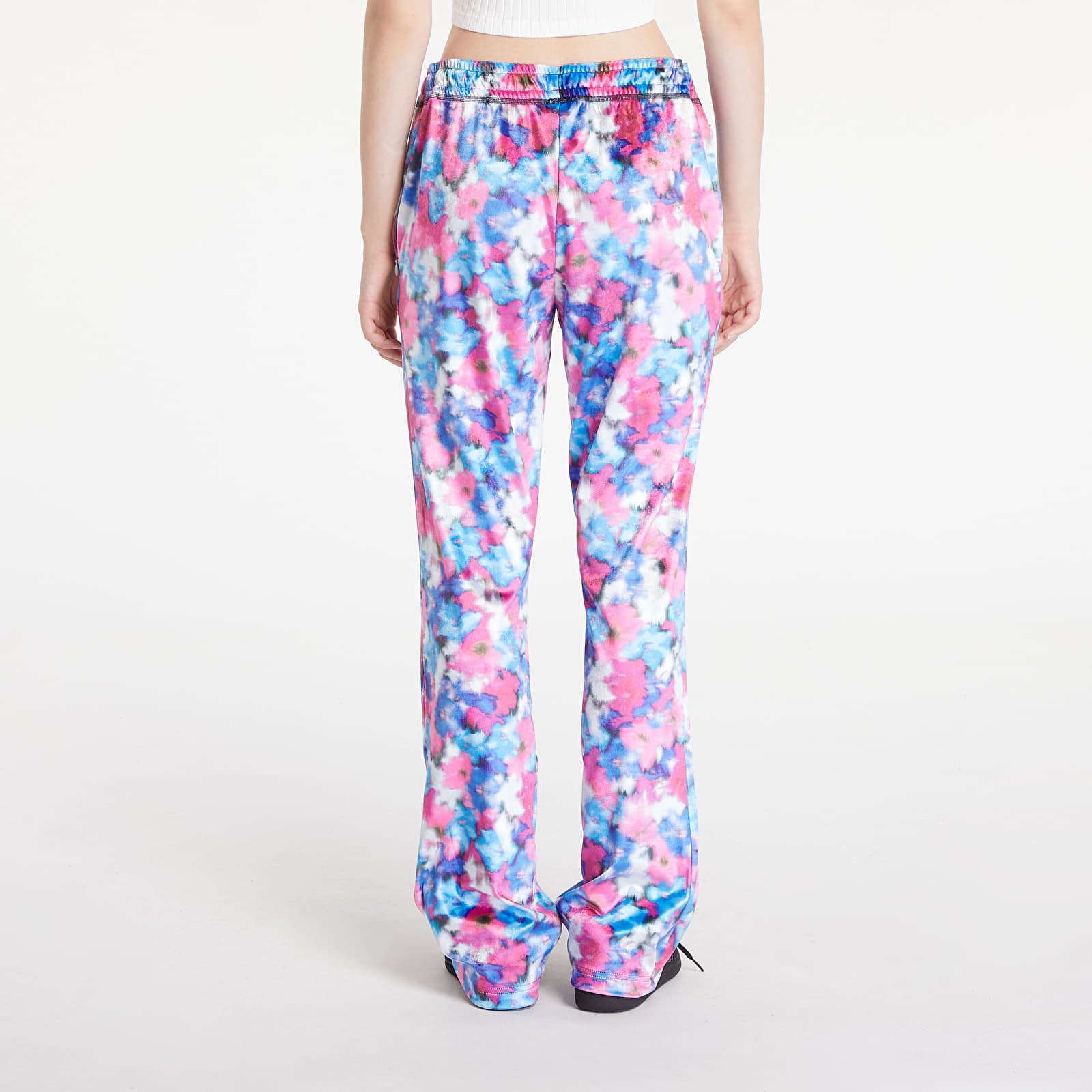 Treninguri adidas x Stella Mccartney Velours Track Pants Signal Cyan/ Pink/ Clearo