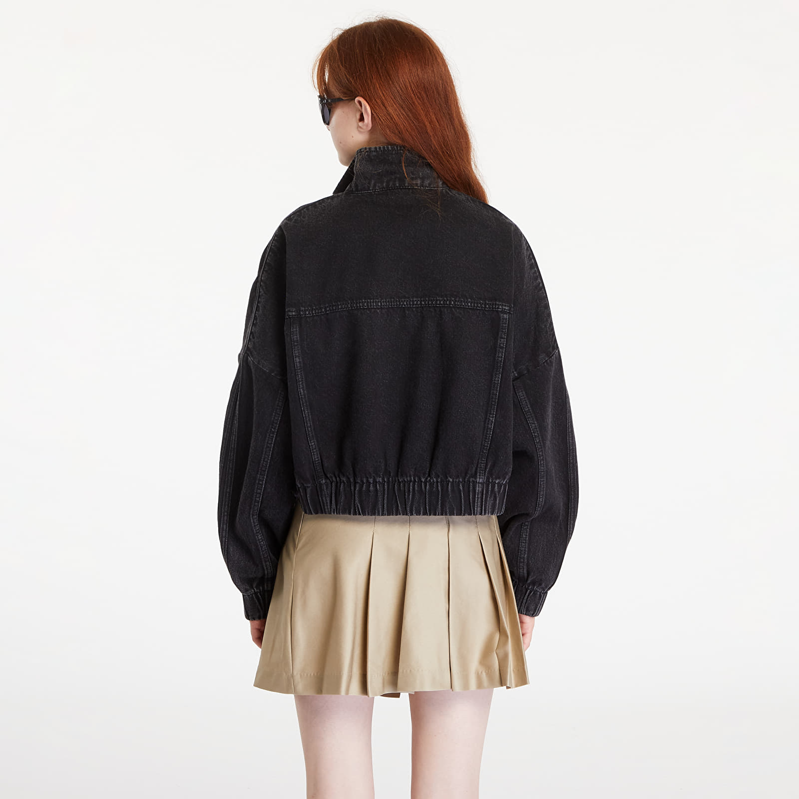 Dámské bundy adidas Essentials Denim Jacket Black