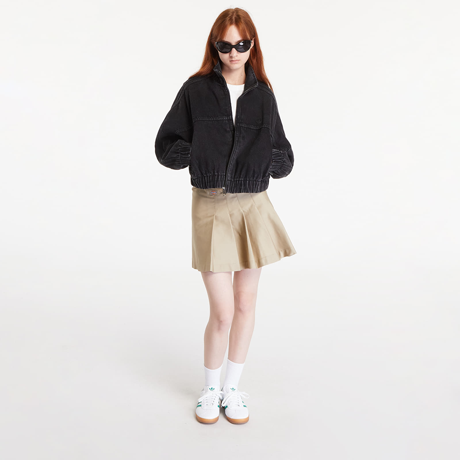 Dámské bundy adidas Essentials Denim Jacket Black