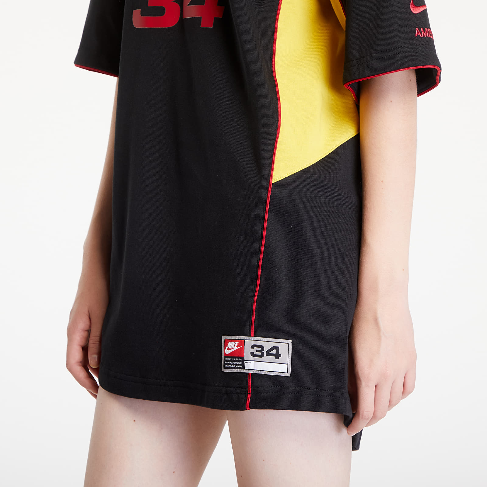 Tričká Nike x AMBUSH® Jersey Top UNISEX Black/ Vivid Sulfur