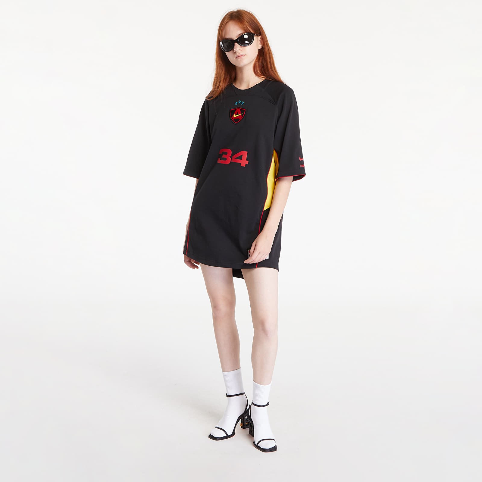 Tričká Nike x AMBUSH® Jersey Top UNISEX Black/ Vivid Sulfur